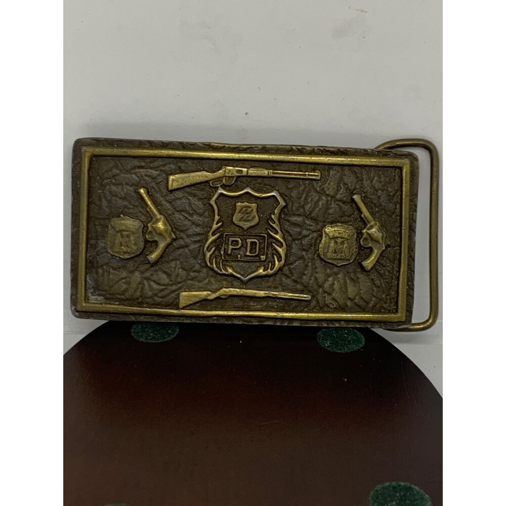 Vtg P.D. Belt Buckle by Tiffany Studio New York